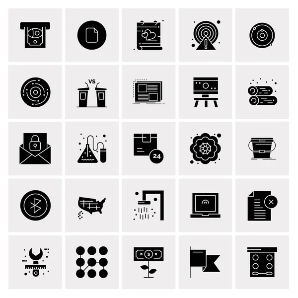 Set Universal Creative Icons Simply Vector Illustrations Web Mobile Apps — Stock Vector