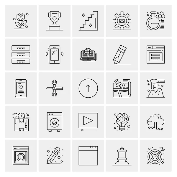 Conjunto Iconos Creativos Universales Simplemente Vector Ilustraciones Para Aplicaciones Web — Vector de stock