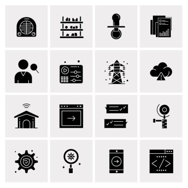 16 Evrensel Simge İş Vektörü