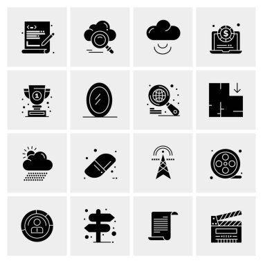 16 Evrensel Simge İş Vektörü