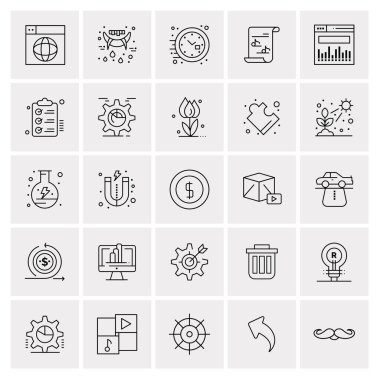 16 Evrensel Simge İş Vektörü