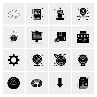 16 Evrensel Simge İş Vektörü