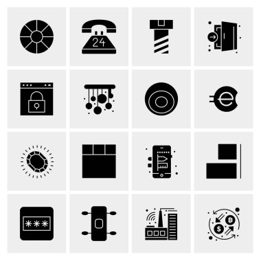 16 Evrensel Simge İş Vektörü