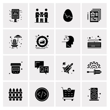 16 Evrensel Simge İş Vektörü