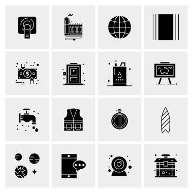 16 Evrensel Simge İş Vektörü