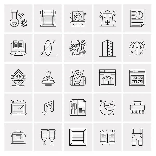 Набір Універсальних Креативних Іконок Просто Векторні Ілюстрації Веб Мобільних Додатків — стоковий вектор