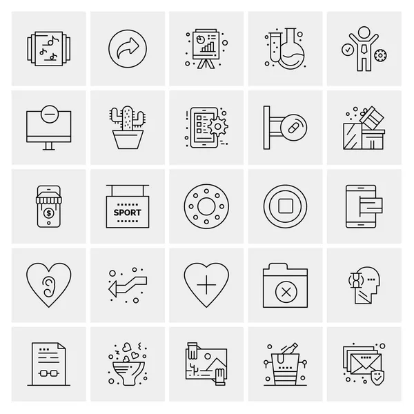 Set Universal Creative Icons Simply Vector Illustrations Web Mobile Apps — Stock Vector