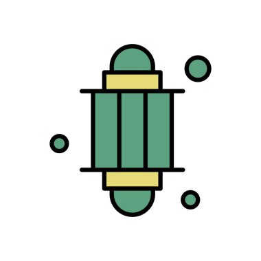 Ramazan simgeleri. Müslüman İslam dua ve ramazan kareem ince çizgi 