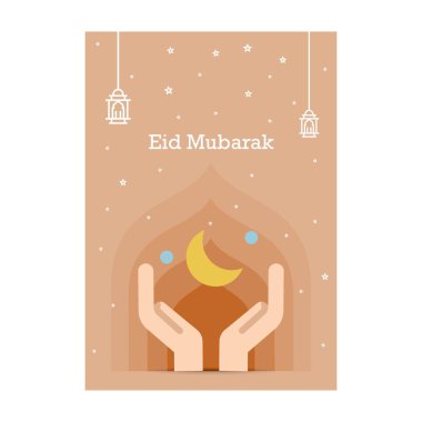 Ramazan Kareem tebrik şablonu. Arapça kaligrafi ve tradito