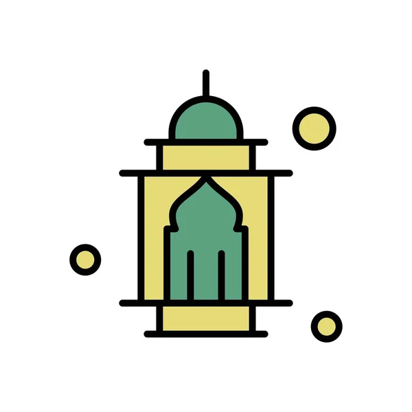 Iconos de Ramadán. Islam musulmán oración y ramadán kareem delgada línea — Archivo Imágenes Vectoriales