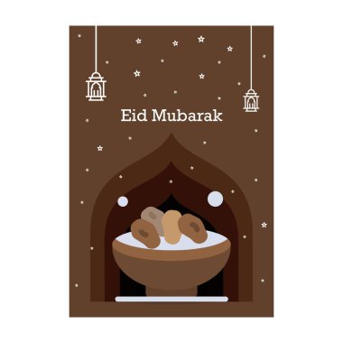 Ramazan Kareem tebrik şablonu. Arapça kaligrafi ve tradito