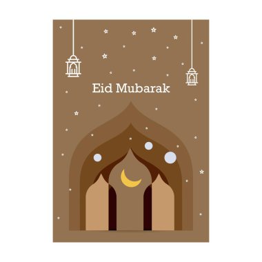 Ramazan Kareem tebrik şablonu. Arapça kaligrafi ve tradito