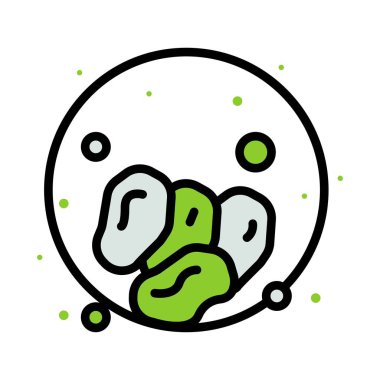 Ramazan simgeleri. Müslüman İslam dua ve ramazan kareem ince çizgi 