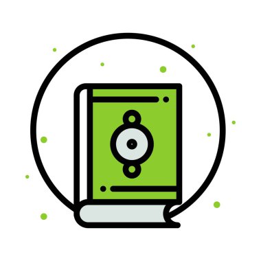 Ramazan simgeleri. Müslüman İslam dua ve ramazan kareem ince çizgi 