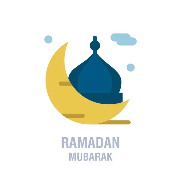 Ramadan icons. Muslim islam prayer and ramadan kareem thin line