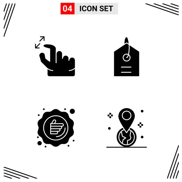 Conjunto Iconos Creativos Universales Simplemente Vector Ilustraciones Para Aplicaciones Web — Vector de stock