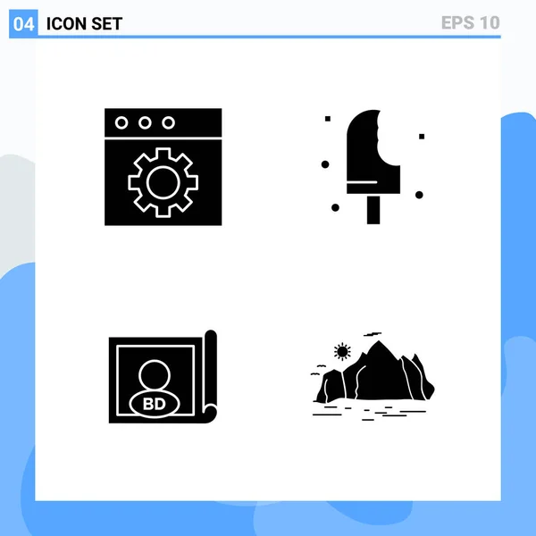 Set de 25 iconos de negocio universales Vector — Vector de stock