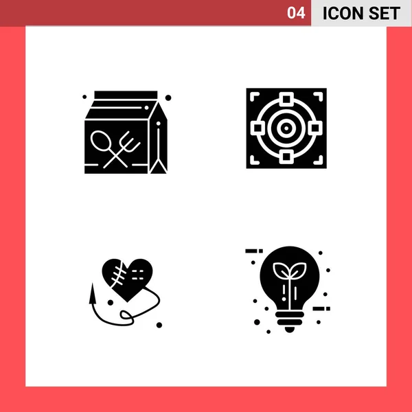 Conjunto Iconos Creativos Universales Simplemente Vector Ilustraciones Para Aplicaciones Web — Archivo Imágenes Vectoriales