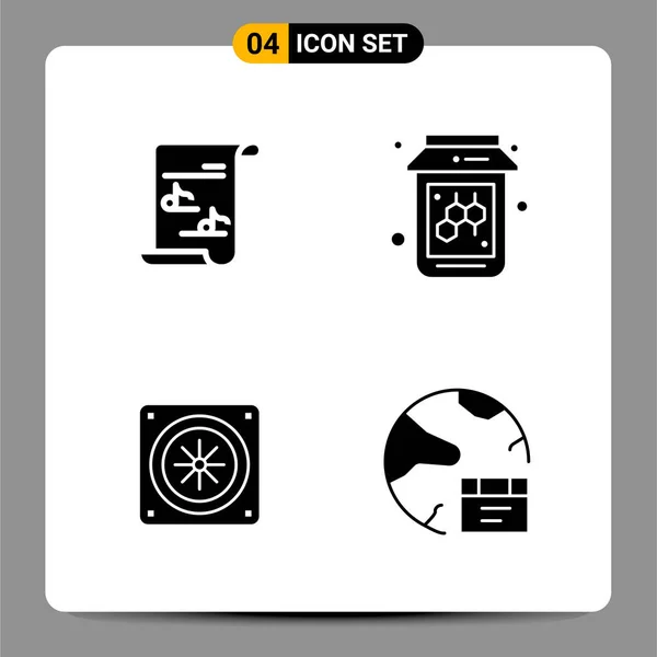 Set de 25 iconos de negocio universales Vector — Vector de stock