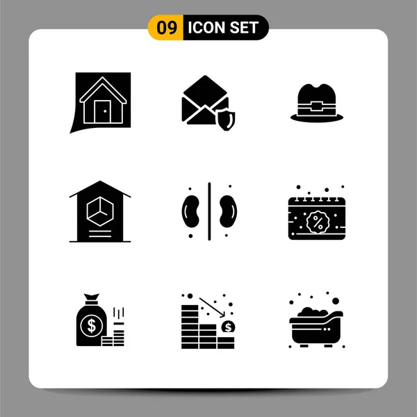 Set Universele Creatieve Iconen Vectorillustratie — Stockvector