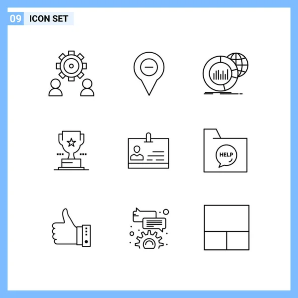 Set of 25 Universal Business Icons Vector — Stock Vector