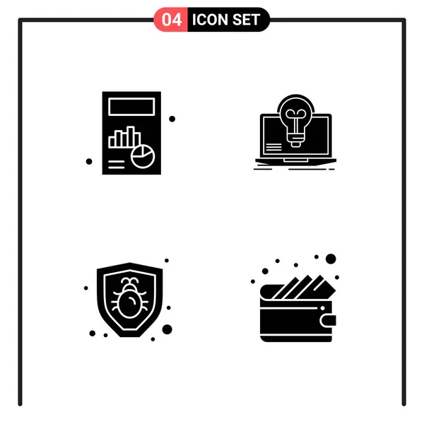 Conjunto Iconos Creativos Universales Simplemente Vector Ilustraciones Para Aplicaciones Web — Vector de stock