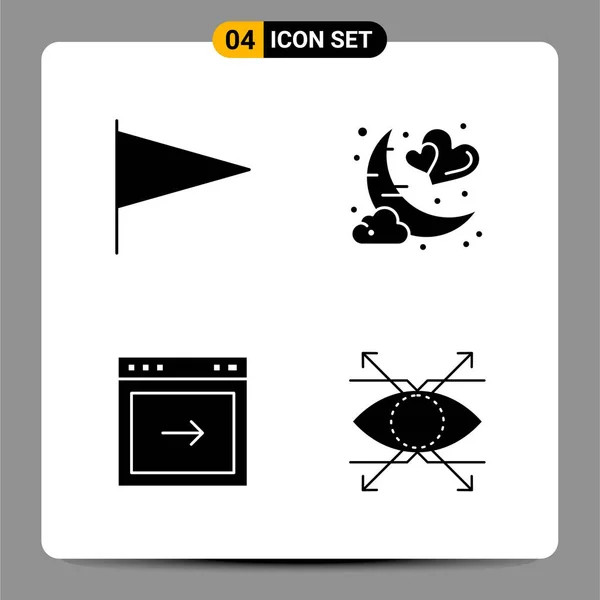 Set Universal Creative Icons Simply Vector Illustrations Web Mobile Apps — Stock Vector