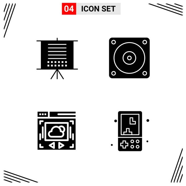 Set Universal Creative Icons Simply Vector Illustrations Web Mobile Apps — Stock Vector