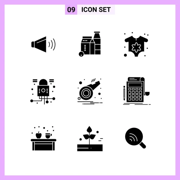 Set Universal Creative Icons Simply Vector Illustrations Web Mobile Apps — Stock Vector