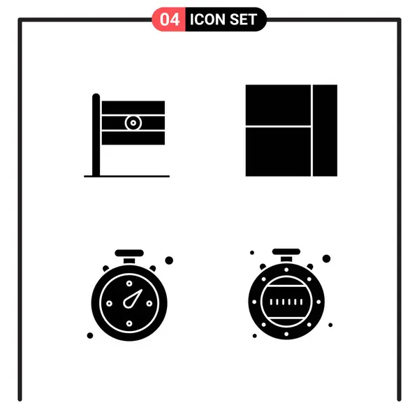 Set Dari Ikon Kreatif Universal Cukup Ilustrasi Vektor Untuk Aplikasi - Stok Vektor