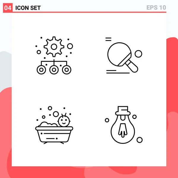 Set de 25 iconos de negocio universales Vector — Vector de stock