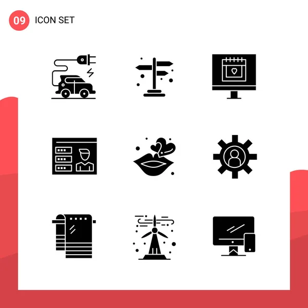 Set Universal Creative Icons Simply Vector Illustrations Web Mobile Apps — Stock Vector