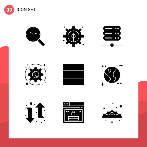 Set of 25 Universal Business Icons Vector — Stockový vektor