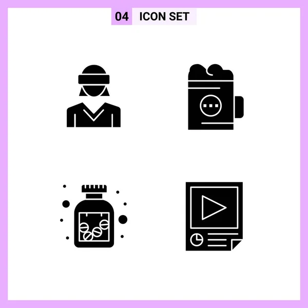 Set de 25 iconos de negocio universales Vector — Vector de stock