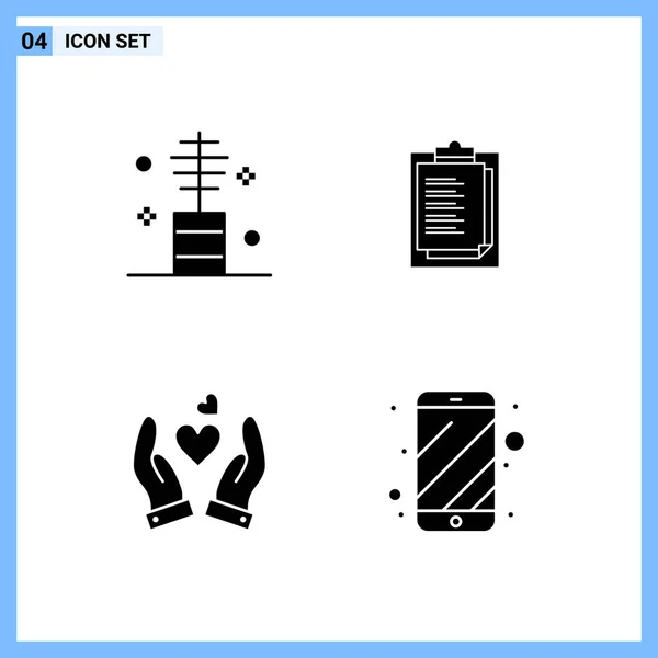 Conjunto Iconos Creativos Universales Simplemente Vector Ilustraciones Para Aplicaciones Web — Vector de stock