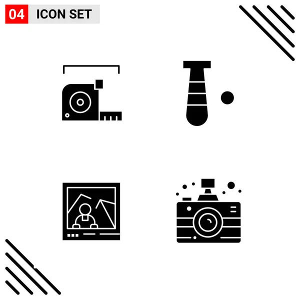 Conjunto Iconos Creativos Universales Simplemente Vector Ilustraciones Para Aplicaciones Web — Archivo Imágenes Vectoriales