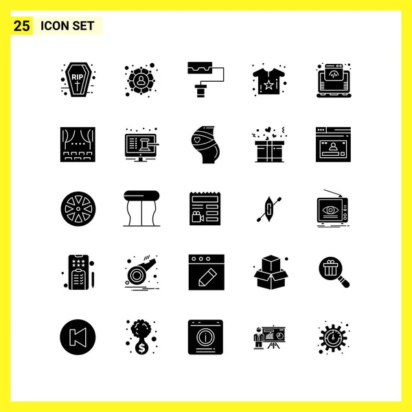 Set Universal Creative Icons Simply Vector Illustrations Web Mobile Apps — Stock Vector