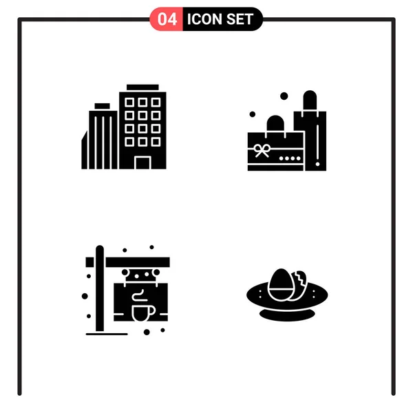 Conjunto Iconos Creativos Universales Simplemente Vector Ilustraciones Para Aplicaciones Web — Vector de stock