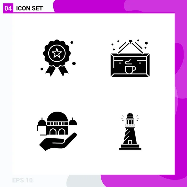 Conjunto Iconos Creativos Universales Simplemente Vector Ilustraciones Para Aplicaciones Web — Vector de stock