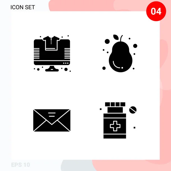 Set Universal Creative Icons Simply Vector Illustrations Web Mobile Apps — Stock Vector