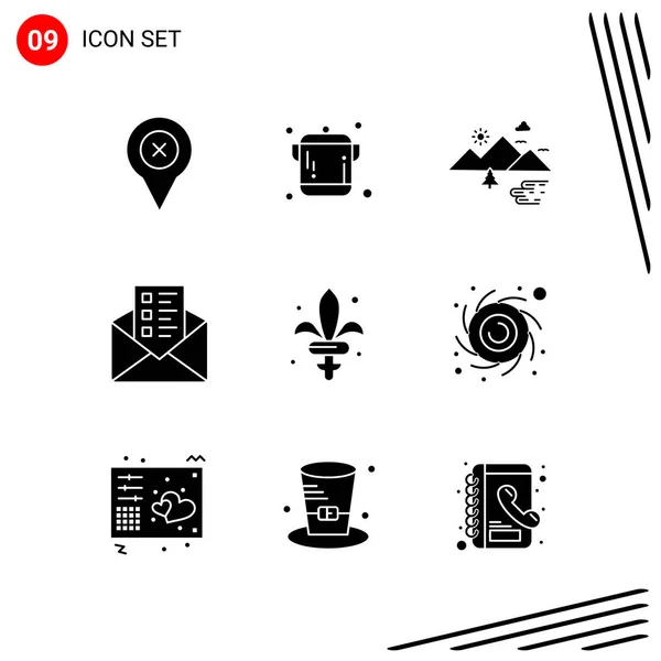 Conjunto Iconos Creativos Universales Simplemente Vector Ilustraciones Para Aplicaciones Web — Vector de stock