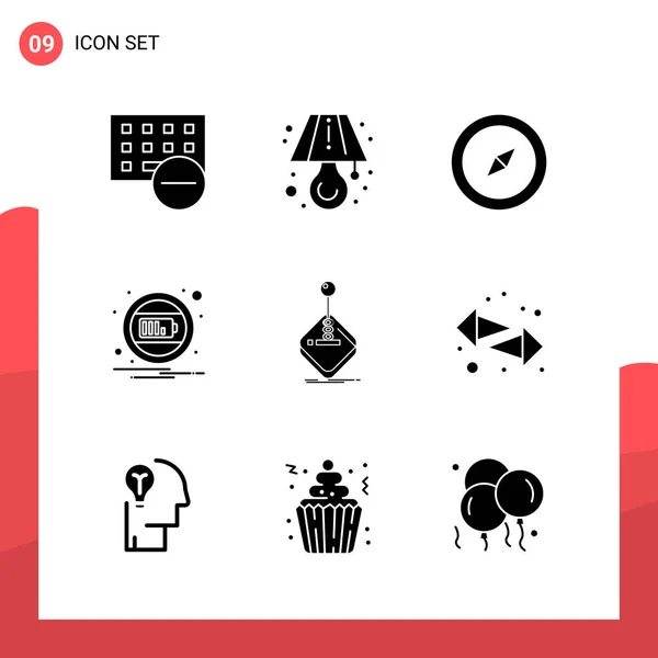 Set Universal Creative Icons Simply Vector Illustrations Web Mobile Apps — Stock Vector