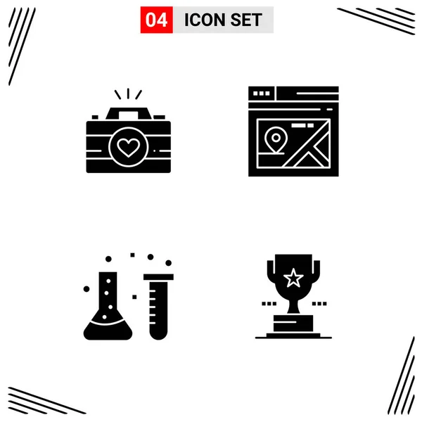 Conjunto Iconos Creativos Universales Simplemente Vector Ilustraciones Para Aplicaciones Web — Vector de stock