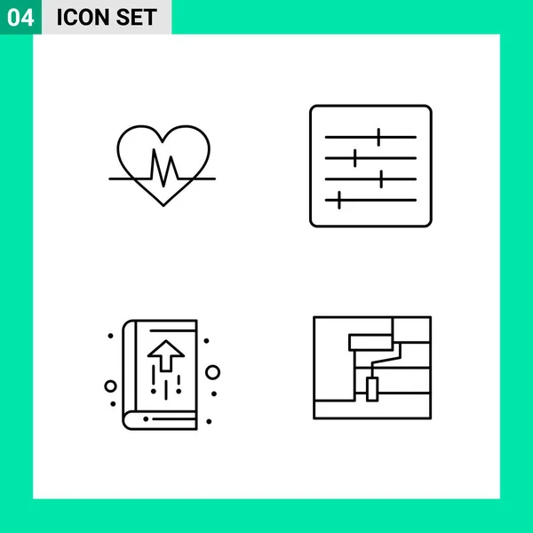 Set de 25 iconos de negocio universales Vector — Vector de stock