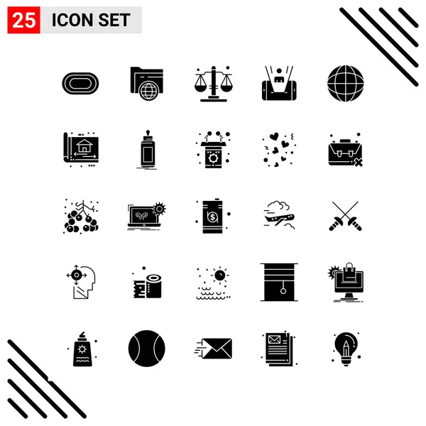 Set Universal Creative Icons Simply Vector Illustrations Web Mobile Apps — Stock Vector