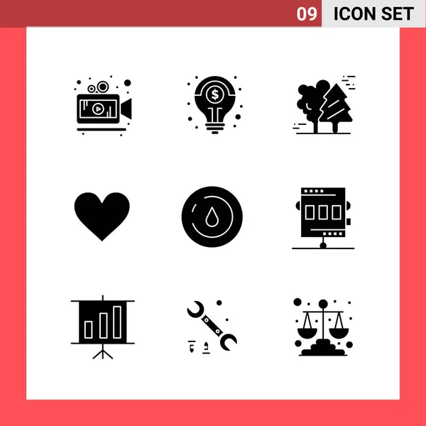 Conjunto Iconos Creativos Universales Simplemente Vector Ilustraciones Para Aplicaciones Web — Archivo Imágenes Vectoriales