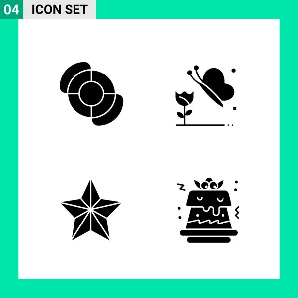 Conjunto Iconos Creativos Universales Simplemente Vector Ilustraciones Para Aplicaciones Web — Vector de stock