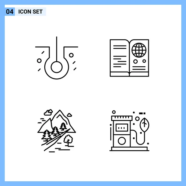 Set Universal Creative Icons Simply Vector Illustrations Web Mobile Apps — Stock Vector