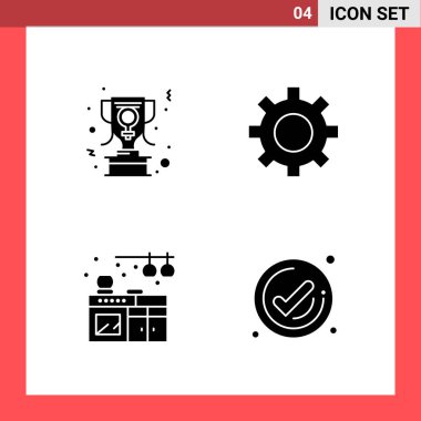 Evrensel yaratıcı simgeler kümesi, web ve mobil uygulamalar ve projeler için basit vektör illüstrasyonları 