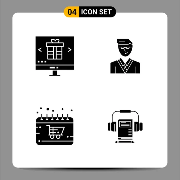 Set of 25 Universal Business Icons Vector — Stock Vector